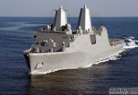 英戈?duì)査勾瑥S獲兩棲船塢登陸艦訂單