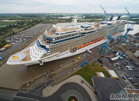 Meyer Werft船廠一艘豪華郵輪試航