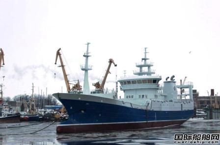 Western Baltija一艘拖網(wǎng)漁船船體完工