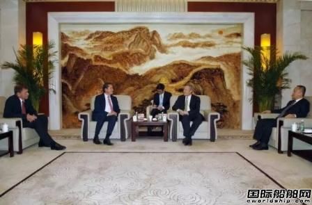 董強(qiáng)會(huì)見(jiàn)DNV GL總裁Remi Eriksen  