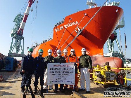 現(xiàn)代尾浦造船交付Tristar首制25000載重噸化學(xué)品船