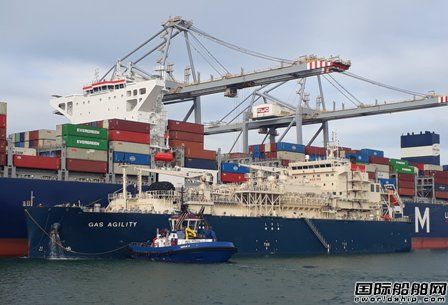 滬東中華建造全球最大LNG燃料加注船完成首次加油作業(yè)