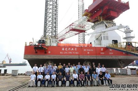 黃埔文沖升級(jí)改造“海龍興業(yè)”號(hào)風(fēng)電安裝平臺(tái)順利完工交船