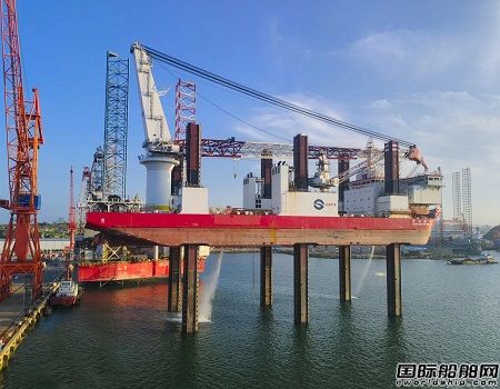 威海金陵完成“慧海壹號”風電安裝船升級改造啟航作業(yè)