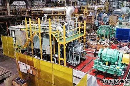 熱效率超過(guò)柴油機(jī)!阪神柴油機(jī)展示全球首臺(tái)低速四沖程氣體機(jī)