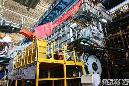 重慶紅江交付全球首臺7S35ME-C9.7-GI低速機(jī)部套