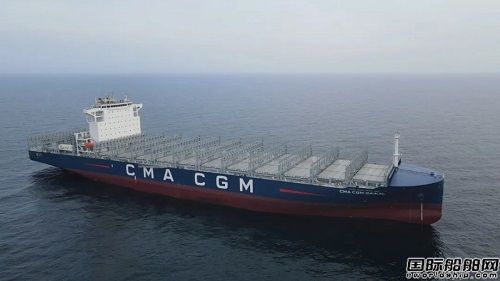 青島揚(yáng)帆建造6000TEU集裝箱船4號船試航凱旋