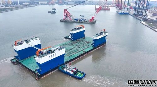“四航永興”號出運全國最大海上風(fēng)電安裝平臺首戰(zhàn)告捷