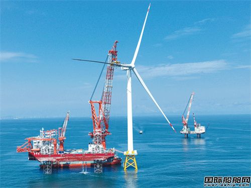 招商工業(yè)為中鐵大橋局建造新一代自升式風(fēng)電安裝平臺交付