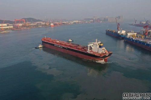 北海造船為CMB建造21萬噸散貨船47號船出海試航