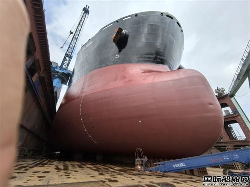上海中遠(yuǎn)海運重工完成“庫恩”輪大鋼制修理工程