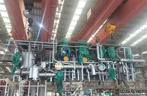 中集太平洋海工造船機(jī)艙單元模塊交付