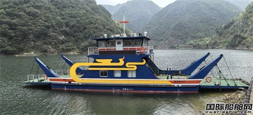 華海造船為千峽湖景區(qū)建造純電6車(chē)客渡船吉水