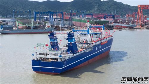 投資6.5億！浙江首艘南極磷蝦捕撈加工船下水